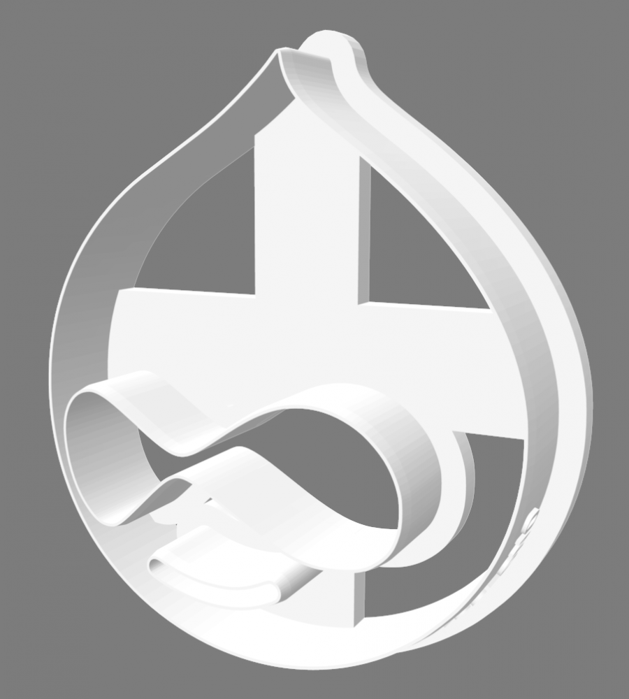 Drupal Cookie Cutter Druplicon Mascot