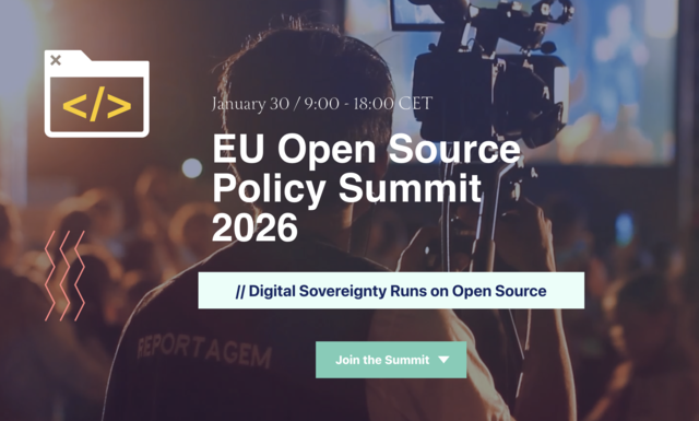EU OpenSource Policy Summit 2026 Website Screenshot